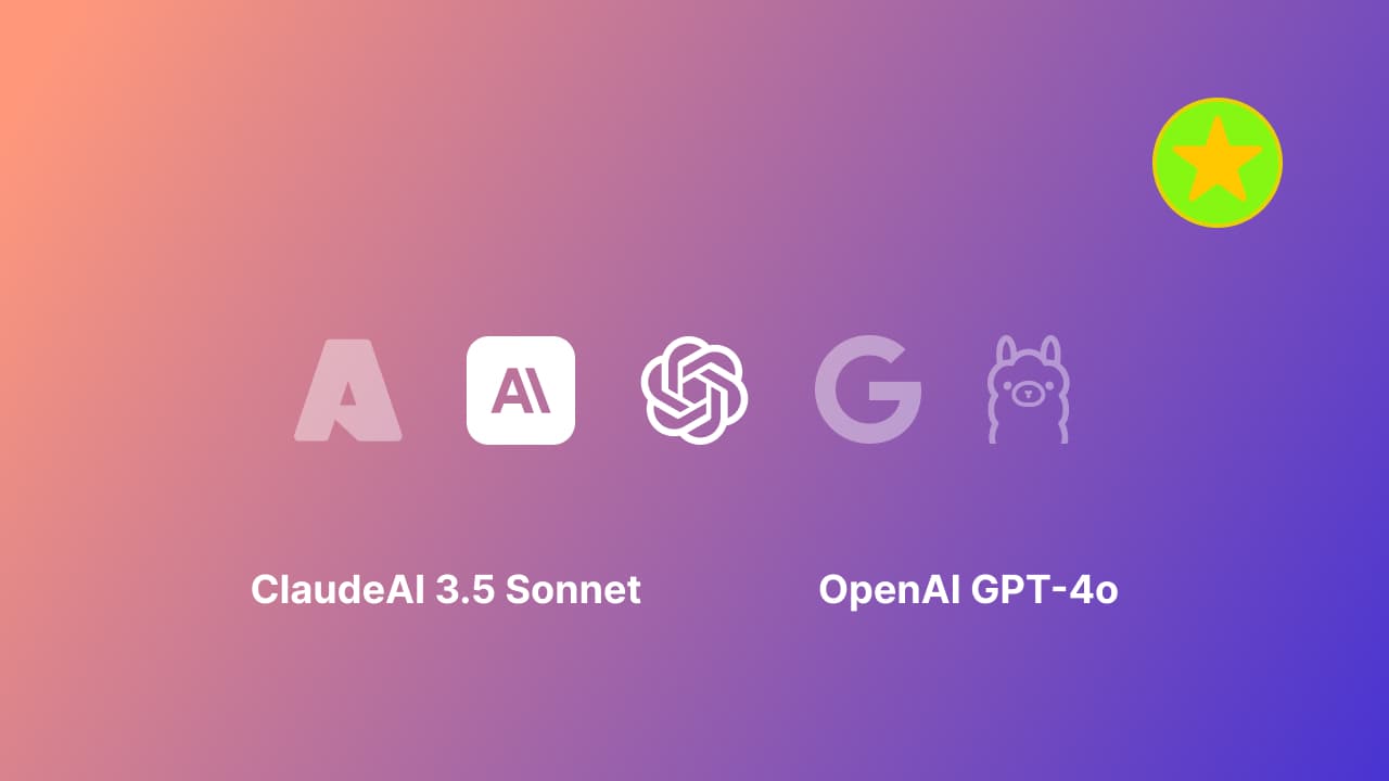 MacCopilot - built-in AI models including OpenAI GPT-4o, ClaudeAI 3.5 Sonnet